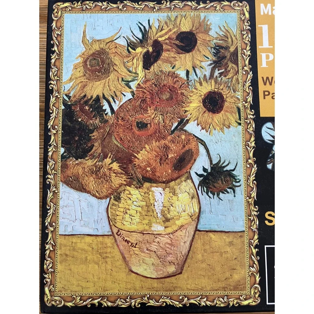 Max Renard Van Gogh Sunflowers Painting 1000 Piece‎ Jigsaw Puzzle New Sealed
